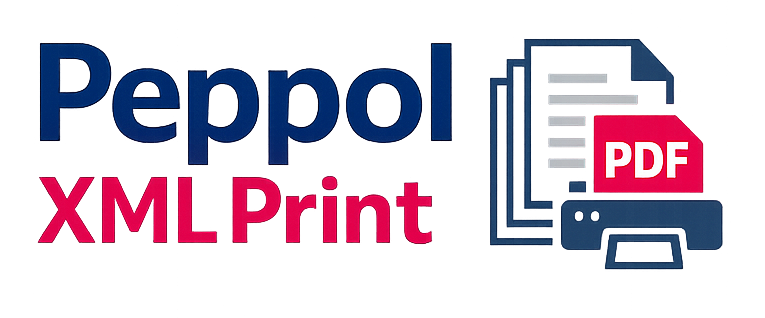 Peppol XML Print